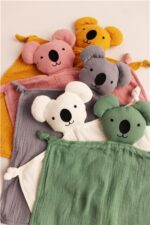 Mušelínový usínáčik  New Baby Koala pink – Obrázok 3