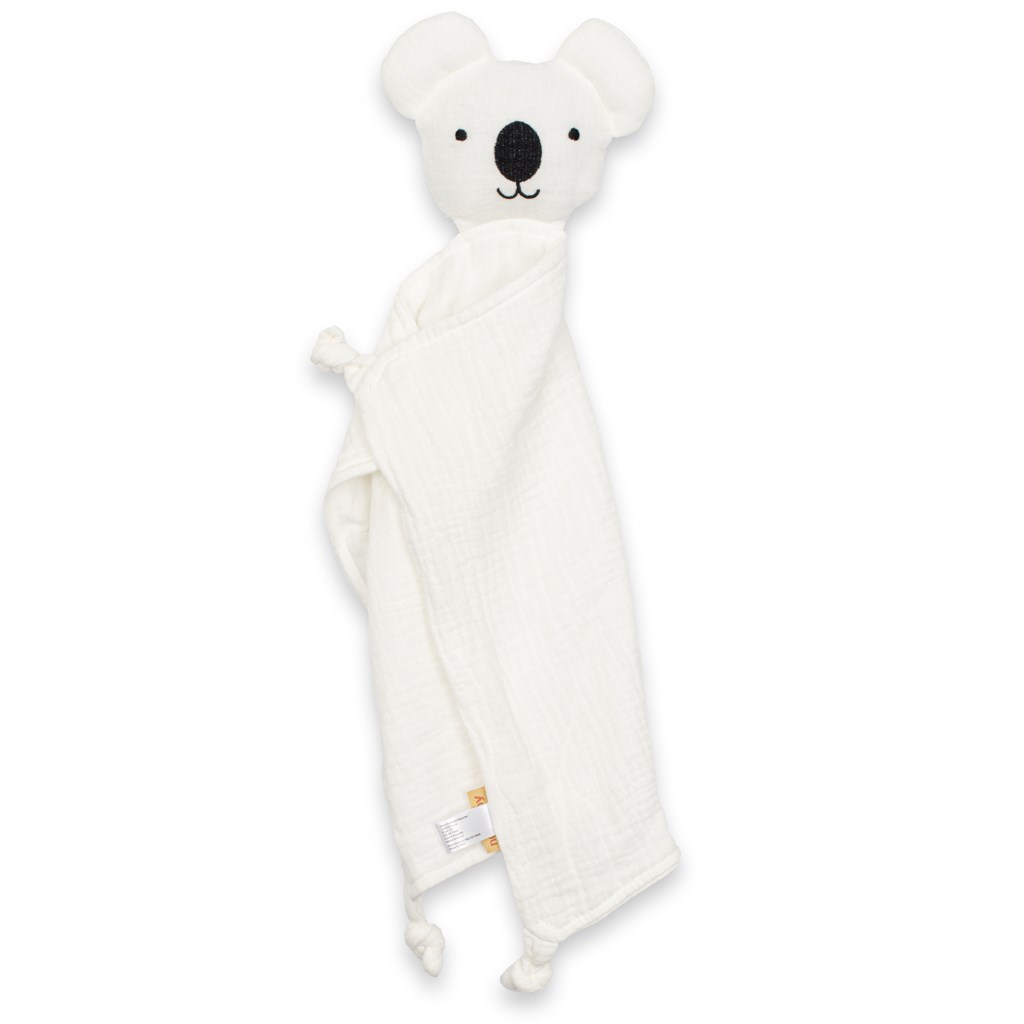 Muselinovy-usinacik-New-Baby-Koala-white Mušelínový usínáčik New Baby Koala white – Obrázok 1