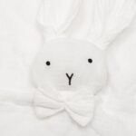 Mušelínový usínáčik New Baby Rabbit white – Obrázok 2