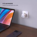 Nabíjačka FIXED sieťová GaN Mini s 2xUSB-C a USB výstupom, podpora PD, 65 W, biela – Obrázok 7