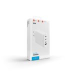 Nabíjačka FIXED sieťová GaN s 3×USB-C a USB výstupom, podpora PD 3.0, 120W, biela – Obrázok 11
