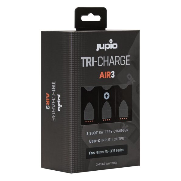 Nabíjačka Jupio Tri-Charge AIR3 EN-EL15 Series – Obrázok 5