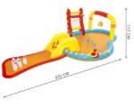 Nafukovacie ihrisko BESTWAY 435x213x117cm – Obrázok 3