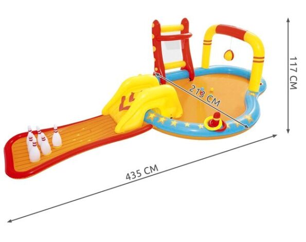 Nafukovacie ihrisko BESTWAY 435x213x117cm – Obrázok 3