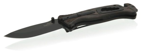 Nôž Cattara BLACK BLADE zatvárací s poistkou 21,7 cm – Obrázok 2