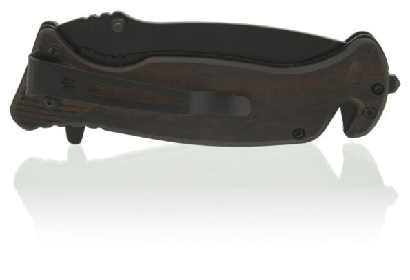 Nôž Cattara BLACK BLADE zatvárací s poistkou 21,7 cm – Obrázok 4