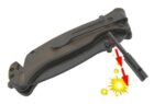 Nôž Cattara BLACK BLADE zatvárací s poistkou 21,7 cm – Obrázok 5