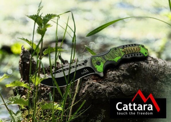 Nôž Cattara JUNGLE zatvárací s poistkou 21,7 cm – Obrázok 5
