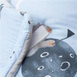 Obojstranná detská zavinovačka New Baby Teddy bear in space 80x80 cm – Obrázok 4