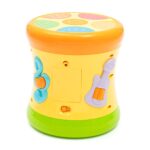 Obojstranný dynamický bubienok Baby Mix žltý – Obrázok 2