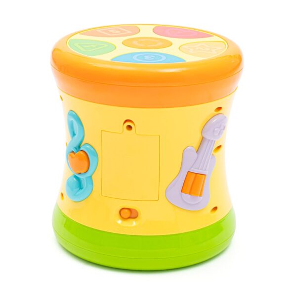 Obojstranný dynamický bubienok Baby Mix žltý – Obrázok 2