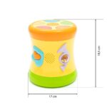 Obojstranný dynamický bubienok Baby Mix žltý – Obrázok 6
