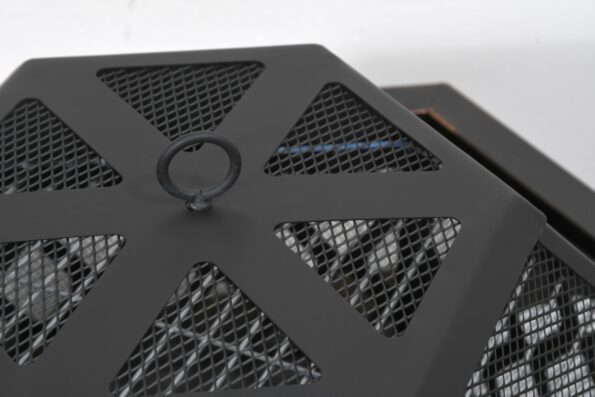 Ohnisko Cattara HEXAGON copper patina s poklopem – Obrázok 5