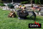 Ohnisko Cattara HEXAGON copper patina s poklopem – Obrázok 6
