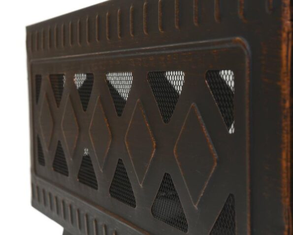 Ohnisko Cattara SQUARE copper patina s poklopom – Obrázok 5