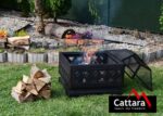 Ohnisko Cattara SQUARE copper patina s poklopom – Obrázok 6
