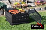 Ohnisko Cattara SQUARE copper patina s poklopom – Obrázok 7