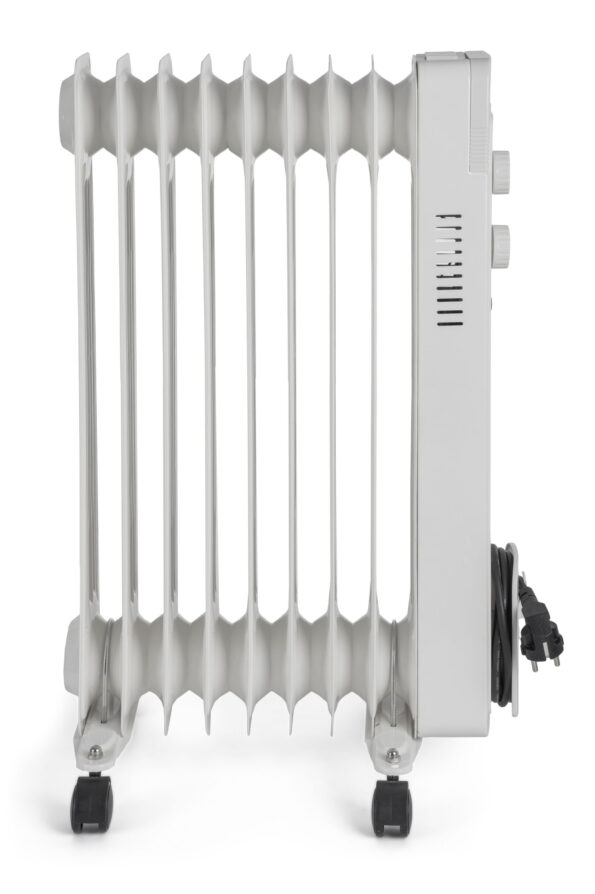 Olejový radiátor G21 Merapi biely, 9 rebier, 2000 W – Obrázok 2