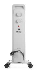 Olejový radiátor G21 Merapi biely, 9 rebier, 2000 W – Obrázok 3