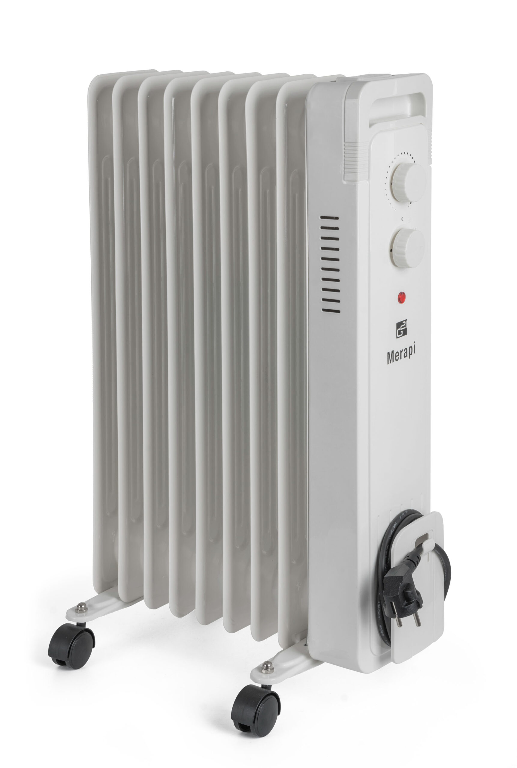 Olejovy-radiator-G21-Merapi-biely-9-rebier-2000-W Olejový radiátor G21 Merapi biely, 9 rebier, 2000 W – Obrázok 1