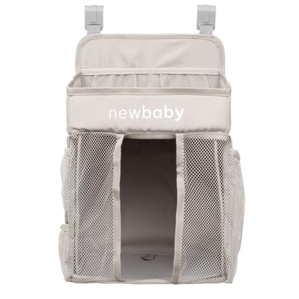 Organizér na postieľku TinyTidy New Baby sivý – Obrázok 2