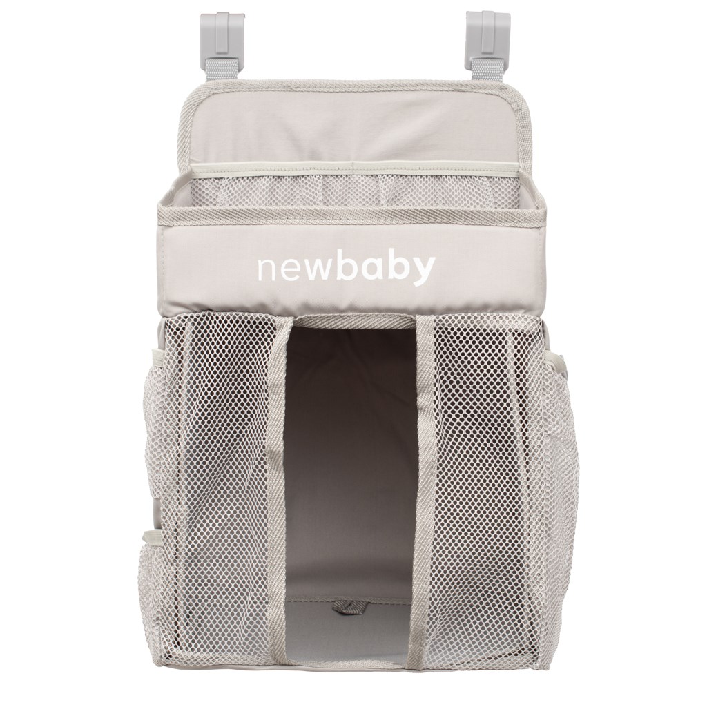 Organizer-na-postielku-TinyTidy-New-Baby-sivy-POSKODENY-OBAL Organizér na postieľku TinyTidy New Baby sivý (POŠKODENÝ OBAL) – Obrázok 1