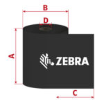 Páska Zebra 64mm x 74m TTR živica