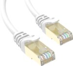 Patch kábel Conexpro STP, CAT6A, 0,5m, biela