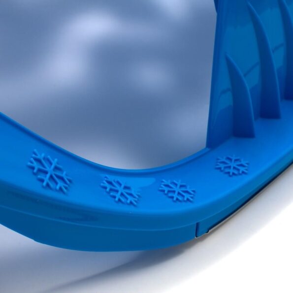 Plastové sánky s operadlom Baby Mix SNOW STAR červené – Obrázok 3