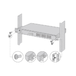 Plech TP-Link RackMount Kit-19 montážní pro switch do rozvaděče ,krátký – Obrázok 3