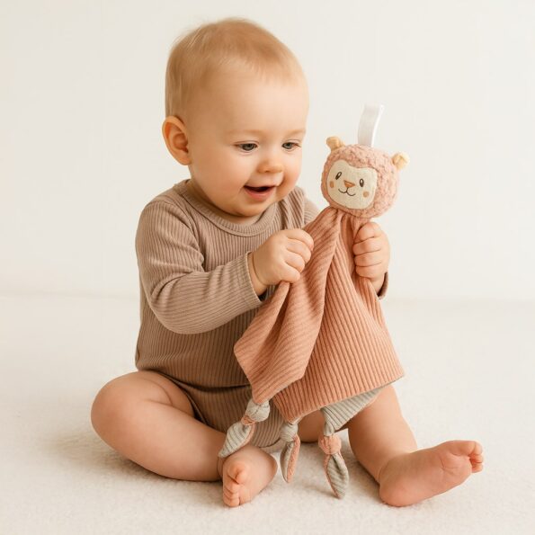 Plyšová hračka usínačik New Baby Lama – Obrázok 3