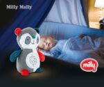 Plyšový zaspávačik panda s projektorom Milly Mally – Obrázok 8