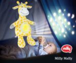 Plyšový zaspávačik žirafa s projektorom Milly Mally – Obrázok 8