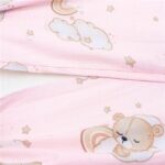 Poťah na detský vankúš -klin New Baby BASIC30x37 cm bear pink – Obrázok 2