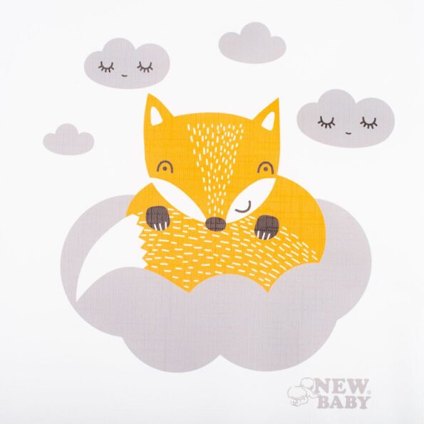Prebaľovací nadstavec New Baby Líška biely 50x70cm – Obrázok 3
