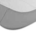 Prestieradlo Jersey do kočíka New Baby sivé 35x75 cm – Obrázok 2