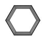 Prístrešok na drevo G21 HEX 53 - 92 x 60 cm, antracitový – Obrázok 2
