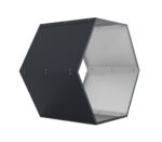Prístrešok na drevo G21 HEX 53 - 92 x 60 cm, antracitový