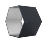 Prístrešok na drevo G21 HEX 53 - 92 x 60 cm, antracitový – Obrázok 3
