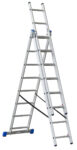 Rebrík G21 trojdielny 5,1m 3x8 priečok