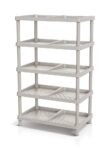 Regál Prosperplast na topánky TASSY RACK – svetlohnedý