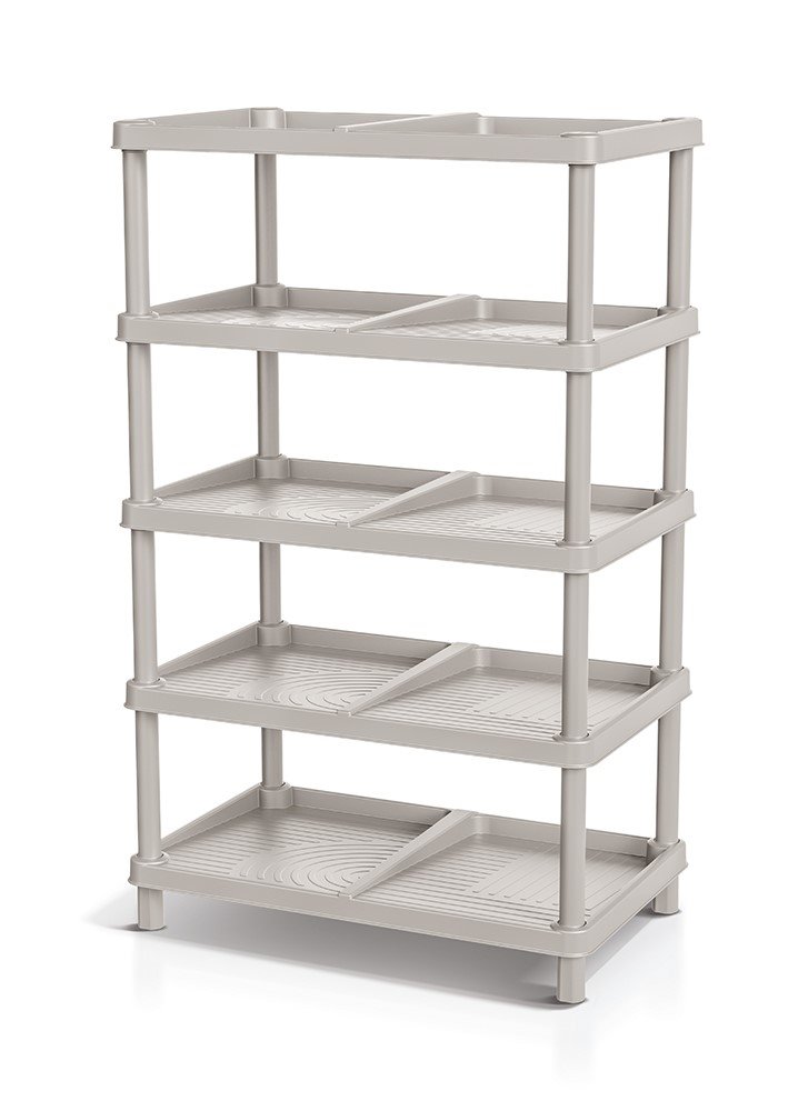 Regal-Prosperplast-na-topanky-TASSY-RACK-–-svetlohnedy Regál Prosperplast na topánky TASSY RACK – svetlohnedý – Obrázok 1