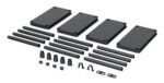 Regál STACKARO SOLID 60 HD – farba: čierna – Obrázok 4