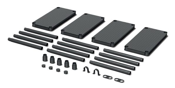 Regál STACKARO SOLID 60 HD – farba: čierna – Obrázok 4