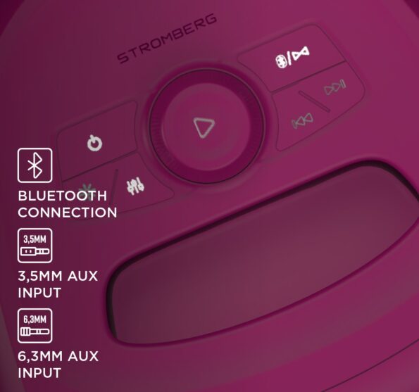 Repro Stromberg CHUNK Bluetooth 25W, fialový – Obrázok 3