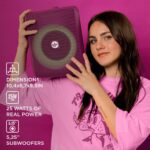 Repro Stromberg CHUNK Bluetooth 25W, fialový – Obrázok 4