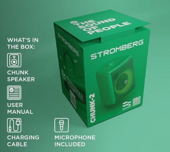 Repro Stromberg CHUNK Bluetooth 25W, zelený – Obrázok 7