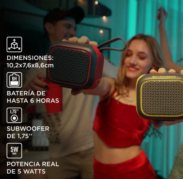 Repro Stromberg ZING Bluetooth 5W, sivý – Obrázok 2