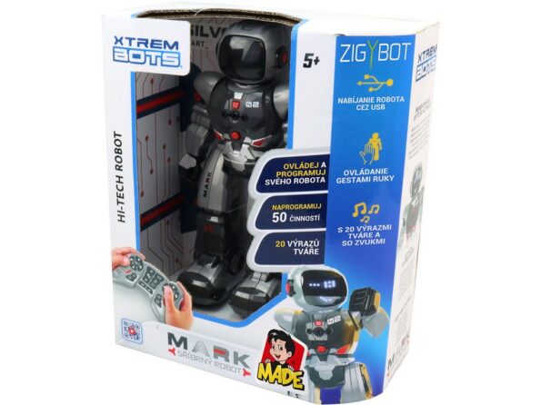 Robot MaDe Zigybot Mark na ovládanie, 27,5 cm – Obrázok 3