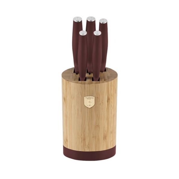 Sada nožov Berlingerhaus so stojanom Bamboo 6 ks Leonardo Collection – Obrázok 3